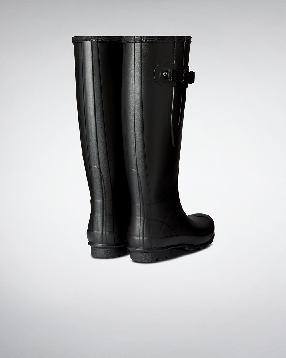 Botas de Lluvia Anchas Hunter Mujer - Norris Field - Negros - LTQGFIX-95